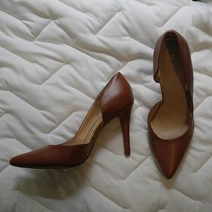 Tan pumps